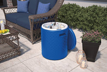 Load image into Gallery viewer, Suncast Quart Resin Cooler Side Table and Decorative Stool
