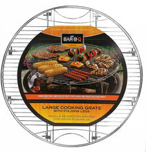 Load image into Gallery viewer, Mr. Bar-B-Q 08600YFS Large Round Cooking Grate with Folding Legs, Silver