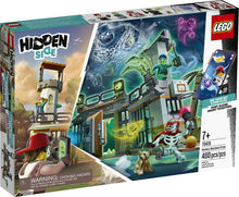 Load image into Gallery viewer, LEGO Hidden Side Newbury Abandoned Prison 70435, Augmented Reality App-Driven Ghost Hunting Toy, Includes Jack, Rami, El Fuego and Nate Lockem Minifigures, Plus 2 Dog Figures, New 2020 (400 Pieces)