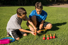 Load image into Gallery viewer, The Original Stomp Rocket Ultra Rocket, 4 Rockets - Outdoor Rocket Toy Gift for Boys and Girls - Comes with Toy Rocket Launcher - Ages 5 Years and Up, Red