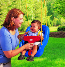 Load image into Gallery viewer, Little Tikes 2-in-1 Snug 'n Secure Swing Blue