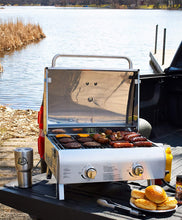 Load image into Gallery viewer, Pit Boss Grills 75275 Stainless Steel Two-Burner Portable Grill