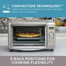 Load image into Gallery viewer, BLACK+DECKER 6-Slice Digital Convection Countertop Toaster Oven, Stainless Steel, TO3280SSD