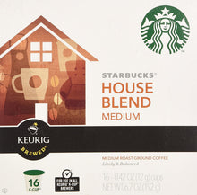 Load image into Gallery viewer, Starbucks House Blend, K-Cup for Keurig Brewers, 16 Count