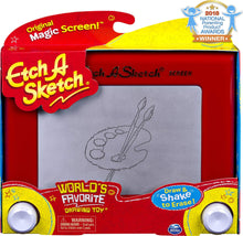 Load image into Gallery viewer, Etch A Sketch, Classic Red Drawing Retro Toy with Magic Screen, for Ages 3 and Up (Styles May Vary)