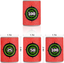 Load image into Gallery viewer, Yosoo 12 pcs Dart Foam EVA Soft Bullet Target for Nerf N-Strike Elite Series Blasters 2.44×1.65 Inch