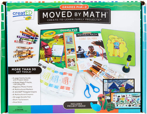 Crayola Math Learning Games for Kids, Grades PreK - 2, Homeschool Supplies for at Home Learning, Multi, 2.3