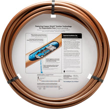 Load image into Gallery viewer, Rain Bird SSF70-50S Drip Irrigation Pressure Compensating 1/2" (.700 OD) Sub-Surface Emitter Tubing with Copper Shield Technology, 18" Emitter Spacing, 50' Roll, Copper