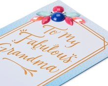 Load image into Gallery viewer, American Greetings Fabulous Mother&#39;s Day Greeting Card for Grandma with Rhinestones