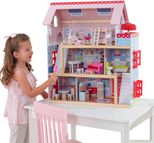 Load image into Gallery viewer, KidKraft Chelsea Doll Cottage with Furniture
