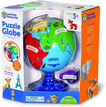Load image into Gallery viewer, Learning Resources Puzzle Globe, 3-D Geography Puzzle, Fine Motor, 14 Pieces, Ages 3+