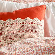Load image into Gallery viewer, The Pioneer Woman Crochet Band 18x18 Decorative Pillow