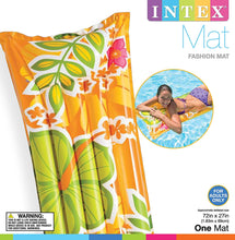 Load image into Gallery viewer, Intex Inflatable Fashion Air Mat, 72&quot; X 27&quot;, 1 Pack (Colors May Vary)