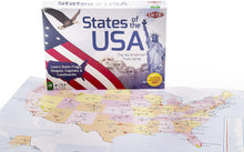 Load image into Gallery viewer, Tactic Games US States of The USA Trivia Board Game (9 Player)