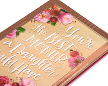 Load image into Gallery viewer, American Greetings Pink Floral Mother&#39;s Day Greeting Card from Daughter with Foil