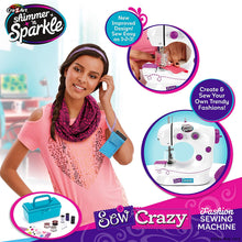Load image into Gallery viewer, Sew Crazy Sewing Machine w/Magic Sequin Headband NEW