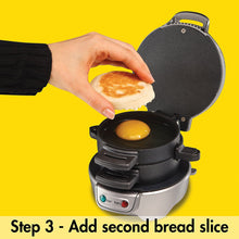 Load image into Gallery viewer, Hamilton Beach Breakfast Sandwich Maker Black, Silver