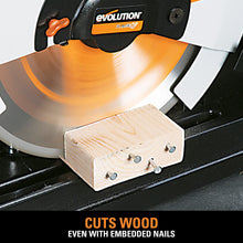 Load image into Gallery viewer, Evolution Power Tools RAGE2 Multi Purpose Cutting Chop Saw, 14-Inch