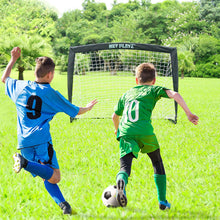 Load image into Gallery viewer, NET PLAYZ 4ftx3ft Easy Fold-Up Portable Training Soccer Goal, Set of 2