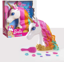 Load image into Gallery viewer, Barbie Dreamtopia Unicorn Styling Head, 10-Pieces