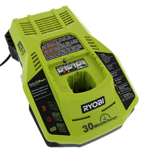 Load image into Gallery viewer, Ryobi P128 Upgrade Kit: Intelliport 18V Lithium Ion Battery Charger (P117) and Single 18V Lithium Ion Battery (P102) Compatible With One+ System