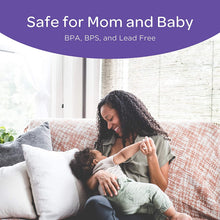 Load image into Gallery viewer, Lansinoh mOmma Breastmilk Feeding Bottle with NaturalWave Nipple, 1 Count, 8 Ounce, Medium Flow Nipple, Soft Silicone Nipple, Collapse Resistant, Anti-Colic, BPS and BPA Free