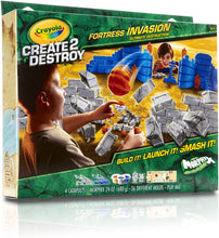 Load image into Gallery viewer, Crayola Create 2 Destroy Fortress Invasion Ultimate Destruction Playset