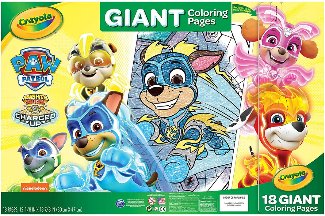 Crayola Nickelodeon's Paw Patrol Giant Pages, 19.5