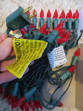 Load image into Gallery viewer, Home Accents Holiday 50 LED RED C3 Lights - Super Bright - Continuous ON