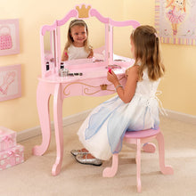 Load image into Gallery viewer, KidKraft Princess Table &amp; Stool