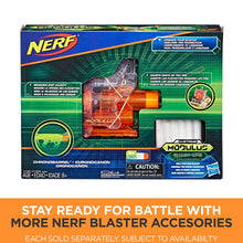 Load image into Gallery viewer, Evader Modulus Nerf Motorized Light-Up Toy Blaster Includes 12 Official Nerf Darts, 12-Dart Clip, Light-Up Barrel Extension for Kids, Teens, and Adults