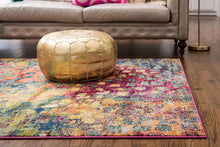 Load image into Gallery viewer, Unique Loom Jardin Collection Colorful Abstract Multi Area Rug (2' x 3')