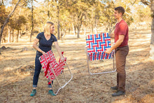 Load image into Gallery viewer, Outdoor Spectator (2-Pack) Classic Reinforced Aluminum Webbed Folding Lawn/Camp Chair