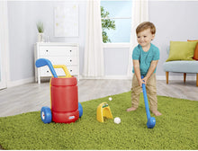 Load image into Gallery viewer, Little Tikes TotSports Easy Hit Golf Set + 3 balls + 2 clubs