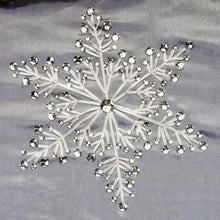 Load image into Gallery viewer, National Tree Snowflake Accessory, Silver