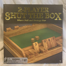 Load image into Gallery viewer, Cardinal 6040879 Two-Player Wood Shut The Box Game (4 Piece), Multicolor, One Size