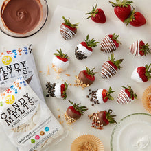 Load image into Gallery viewer, Wilton Light Cocoa and Bright White Candy Melts Candy Set, Vanilla &amp; Chocolate Candy Melts