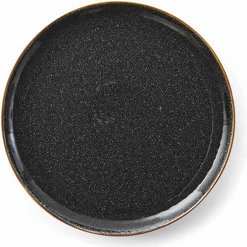 Better Homes and Gardens Burns Dinner Plates, set of 4, Black