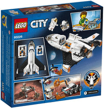 Load image into Gallery viewer, LEGO City Space Mars Research Shuttle 60226 Space Shuttle Toy Building Kit with Mars Rover and Astronaut Minifigures