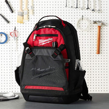 Load image into Gallery viewer, Milwaukee 48-22-8200 1680 Denier 35 Pocket Jobsite Backpack w/ Laptop Sleeve and Molded Plastic Base
