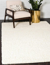 Load image into Gallery viewer, Unique Loom Solo Solid Shag Collection Modern Plush Taffy Pink Runner Rug (3' x 10')