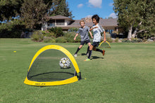 Load image into Gallery viewer, SKLZ Playmaker Portable Pop-Up Goal Set for Training and Pickup Games (Includes 2 Goals)