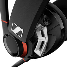 Load image into Gallery viewer, Sennheiser GSP 500 Wired Open Acoustic Gaming Headset, Noise-Cancelling Microphone, Adjustable Headband with Customizable Contact Pressure, Volume Control, PC + Mac + Xbox + PS4, Pro – Black/Red
