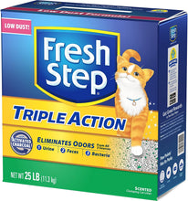 Load image into Gallery viewer, FRESH STEP CAT LITTER 261213 Fresh Step Triple Action Scooping Litter, 25 -Pound