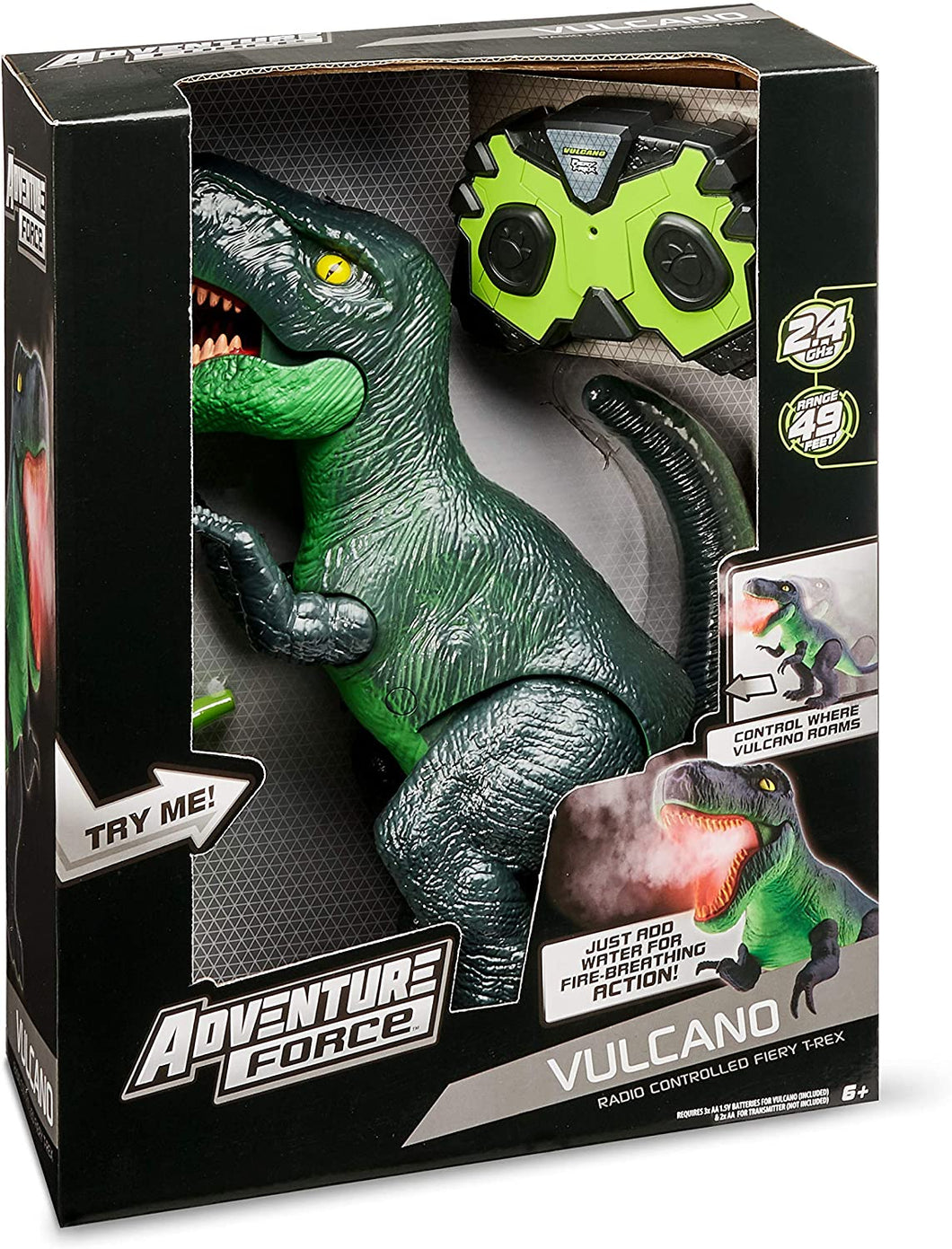 Adventure Force Vulcano Fire Breathing RC T-Rex Dinosaur