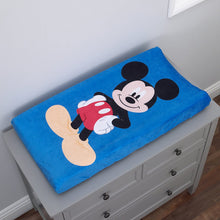 Load image into Gallery viewer, Dinsey Mickey Changing Pad Cover, Blue, Red, Black