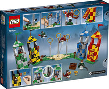 Load image into Gallery viewer, LEGO 75956 Harry Potter Quidditch Match Building Set, Gryffindor Slytherin Ravenclaw and Hufflepuff Towers, Harry Potter Toy Gifts