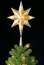 Load image into Gallery viewer, National Tree Company Pre-lit Artificial Christmas Tree Topper | Includes Pre-strung Multi-Color LED Lights | Bethlehem Star - 11 Inch