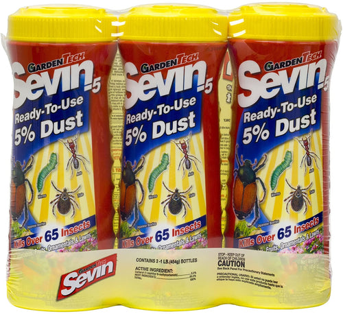 Garden Tech Dust Bug Killer Multiple Insects Carbaryl 3 / Pack