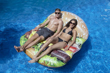 Load image into Gallery viewer, Swimline Deluxe Cheeseburger Island Float